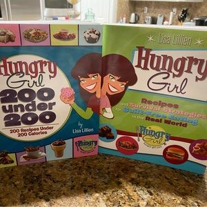 Two Hungry Girl Cookbooks. - barely touched